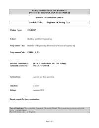 Ethical Decisions - Engineer in Society - Past Paper