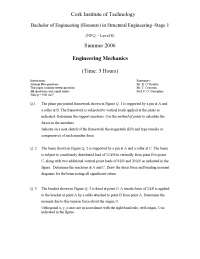 Position of Centroid - Engineering Mechanics - Past Paper | Exams ...