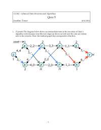 Intermediate State - Advanced Data Structures and Algorithms - Quiz ...