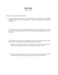Arrival Probability - Design and Analysis of Switching Systems - Exam