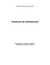 Escolas criminológicas