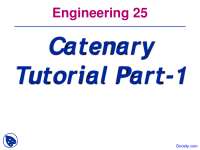Catenary - Computational Methods - Lecture Slides