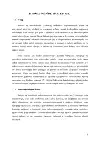 Budowa komórki bakteryjnej - Notatki - Mikrobiologia