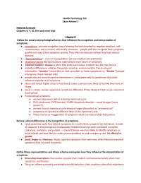 Health Psychology - Exam 3 - Study Guide | PSY 320