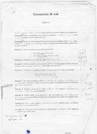 Współrzędne barycentryczne - Ćwiczenia - Geometria elementarna