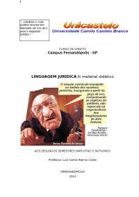 Linguagem juridica
