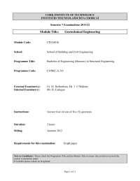Resultant Active Thrust - Geotechnical Engineering - Old Exam Paper