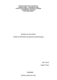 Relatório de Análise IPP em Vinho Tinto de Cabernet Sauvignon