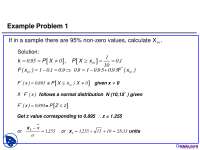 Solving Problems with Normal and Log-Normal Distributions