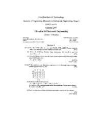 Power Factor - Electrical - Electronic Engineering - Exam - Docsity