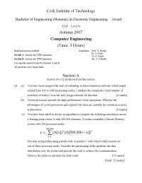 Complexity - Computer Engineering - Exam - Docsity