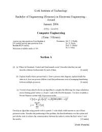 Structural Controls - Computer Engineering - Exam - Docsity