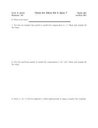 Car - Elementary Maths - Quiz