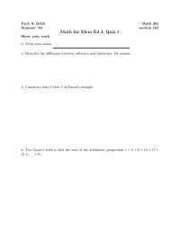 Difference - Elementary Maths - Quiz
