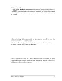 EECS 141: Spring 1997 Midterm 2 - Logic Design and Flip-Flop Circuit Analysis