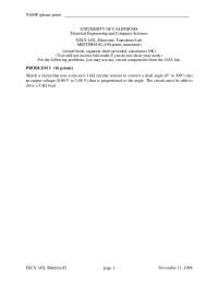 Proportional - Electronic Transducer Laboratory - Exam