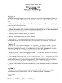 CS61B Midterm #2, Spring 1995: Problem Solutions