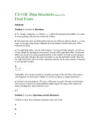 Electronic Devices - Data Structures - Solved Exams - Docsity