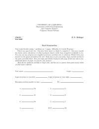 University of California Computer Science Division CS61B Final Examination