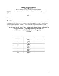 Propagation Delay -Components and Design Techniques for Digital System - Exams
