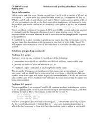 Language Program - Machine Structures - Solved Exams