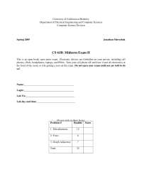 Breadth-First Search - Data Structures - Exams