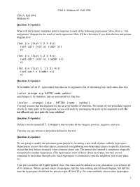 Non-Hyperspace Places - The Structure and Interpretation of Computer Program - Exams