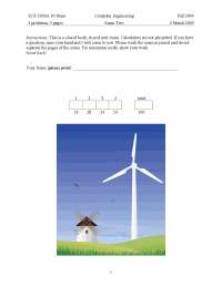Control Input - Computer Engineering - Exam - Docsity