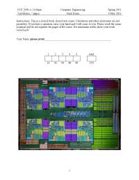 Block Input - Computer Engineering - Exam - Docsity
