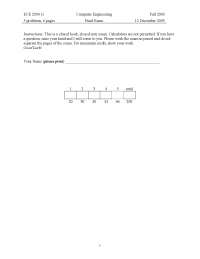 Simplify - Computer Engineering - Exam - Docsity