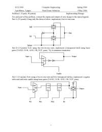 ECE 2030 Spring 2000 Final Exam Solutions