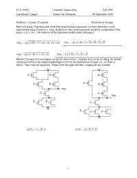 Determine the Number - Computer Engineering - Solved Exam - Docsity