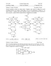Proper Mixed - Computer Engineering - Solved Exam