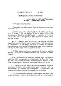 Pl 6034-2005-Servico Militar Alternativo