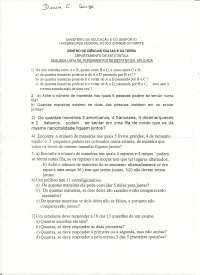 Estatística - Lista 02 - Prof. Fernando Cesar.