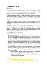 Ciències de la Terra. Edafologia