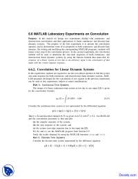 MATLAB Experiments: Finding Zero-State Responses of Linear Dynamic Systems