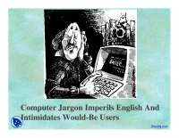 The Impact of Computer Jargon on English Language and User Experience