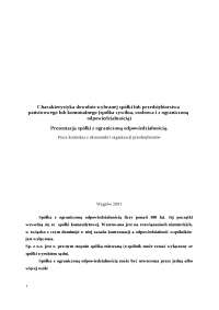 Prezentacja spółki z ograniczoną odpowiedzialnością - Notatki - Polityka rolna