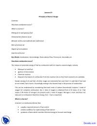 Principles of Burner Design - Fuel, Furnace and Refractory - Lecture Notes