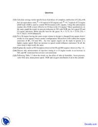 Average Molar Specific Heat - Engine Combustion - Assignment