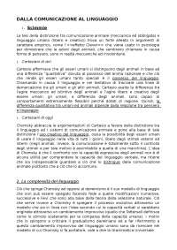 DALLA COMUNICAZIONE AL LINGUAGGIO