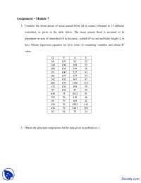 Regression and Principal Component Analysis of Annual Flood and Yield Data