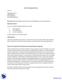 Degassing Practice - Steel Making - Lecture Notes