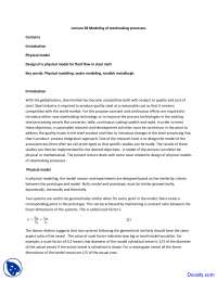 Modeling of Steelmaking Processes - Steel Making - Lecture Notes