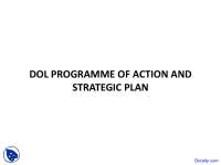 SA Labour Dept's Objectives & Legislation for Employment & Skills Dev (2004-2009)