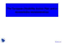 European Disability Action Plan and eAccessibility: Statistics and Policies