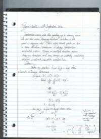 Handwritten Notes on Dynamics | General Physics I | PHYS 121
