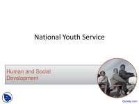 National Youth Service in South Africa: Aims, Targets, and Impact