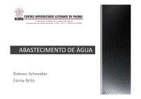 Projeto de Abastecimento de Água
